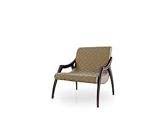 Fauteuil en cuir avec accoudoirs Bizzotto Italia Symphony