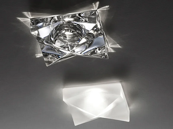 Spotlight encastré en cristal pour plafond suspendu Fabbian Cindy usine Fabbian de l'Italie. Foto №3