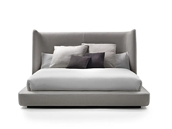 Lit avec tête de lit haute en tissu FLEXFORM Midnight Lit avec tête de lit haute en tissu FLEXFORM Midnight usine FLEXFORM de l'Italie