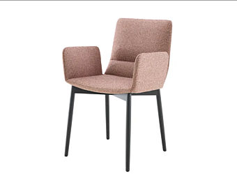 Fauteuil rembourré en tissu avec accoudoirs et housse amovible LIGNE ROSET Bendchair 10262903