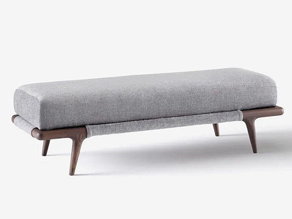 Banc rembourré en tissu GAUDI Flou usine Flou de l'Italie. Foto №1