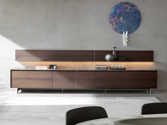 Buffet modulable avec tiroirs en bois Molteni & C Pass Word Evolution usine Molteni & C.(+VITRA) de l'Italie