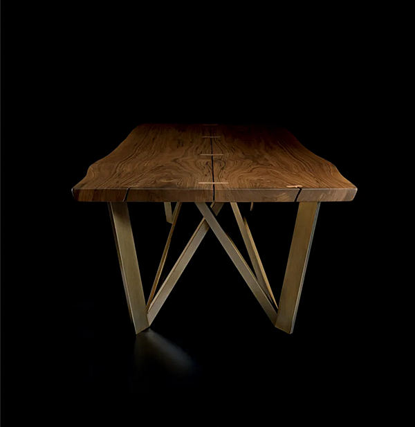 Table rectangulaire en bois massif Vero Geometrica ARTE BROTTO L620, GEOMETRICA usine Arte Brotto de l'Italie. Foto №4