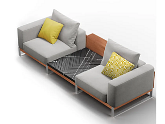 Canapé de jardin en tissu Awaroa FORMITALIA AWAROA/T 260/T