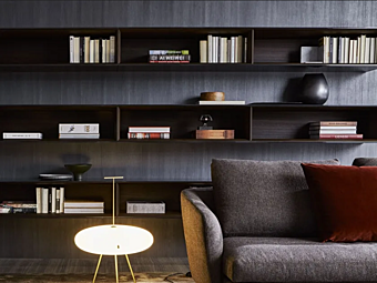 Mur de rangement sectionnel en bois Pass Word Evolution Molteni & C usine Molteni & C.(+VITRA) de l'Italie