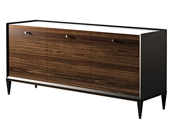 Buffet en marbre et bois avec tiroirs Eclipse CPRN HOMOOD E221