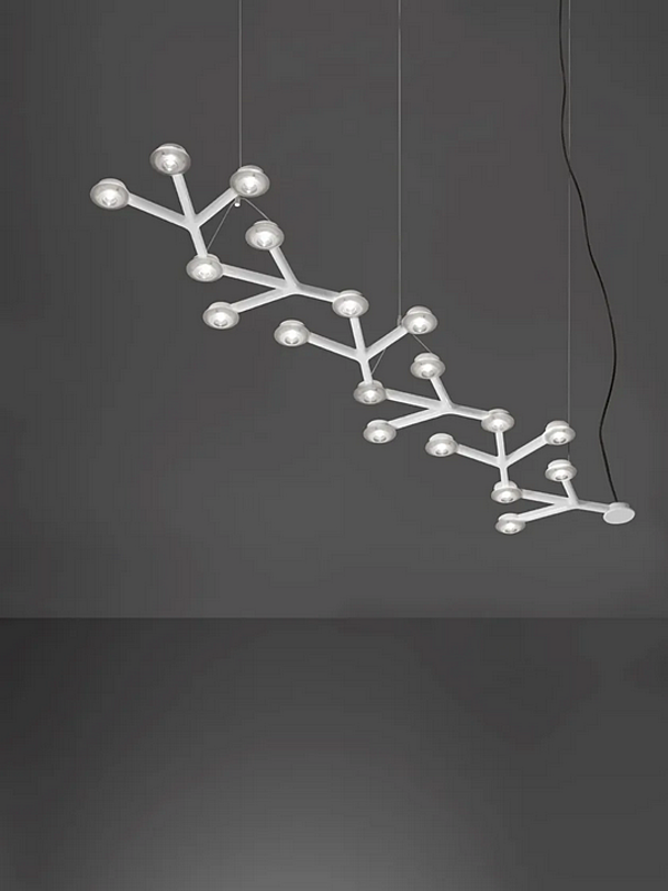 Suspension LED en ligne Artemide LED Net Line 1578050APP usine Artemide de l'Italie. Foto №3