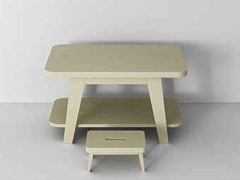 Évier console en bois sur pied Cookie Park Avenue PKJRCOOKIE usine Park Avenue de l'Italie