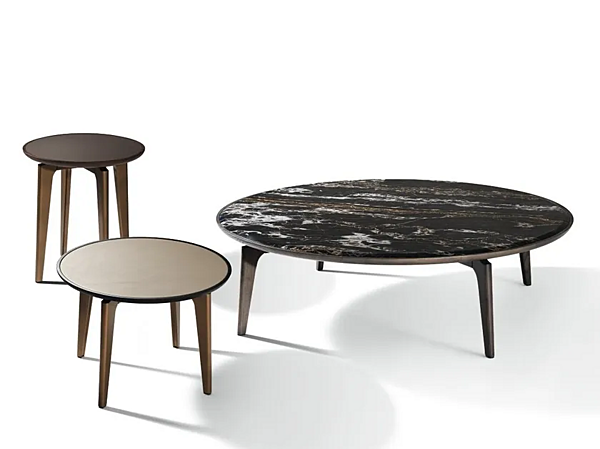 Table basse ronde en marbre Blend GIORGETTI usine GIORGETTI de l'Italie. Foto №1