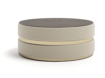 Table basse ronde en tissu Cookie Capital Collection CO.TB usine Capital Collection de l'Italie