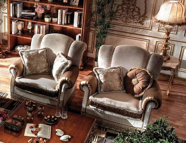Fauteuil ASNAGHI INTERIORS GD3501 Gold collection