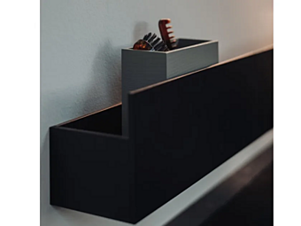 Étagère murale de salle de bain en aluminium AGAPE SEN