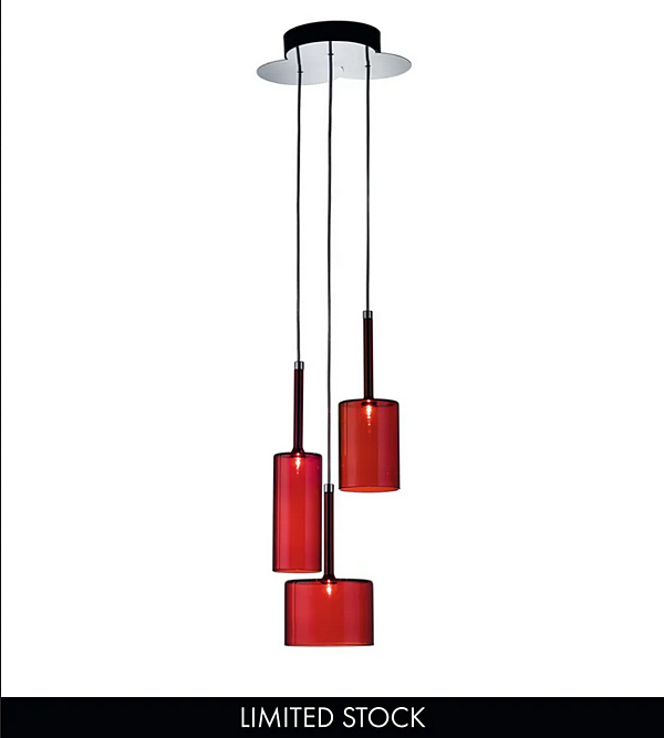 Suspension halogène en verre Spillray AXOLIGHT usine Axolight de l'Italie. Foto №2