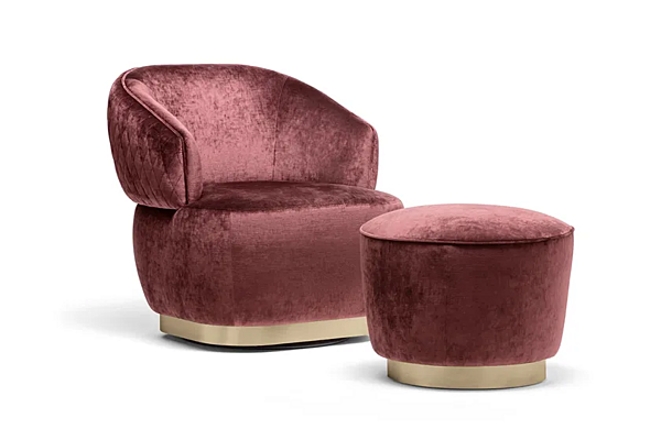 Pouf rond rembourré Sophie OPERA CONTEMPORARY ANGELO CAPPELLINI 49324 usine OPERA CONTEMPORARY de l'Italie. Foto №2