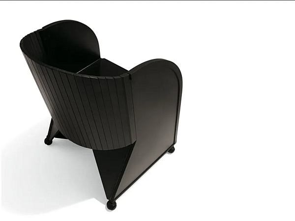 Fauteuil pliant en hêtre GIORGETTI 50250 50250 usine GIORGETTI de l'Italie. Foto №2
