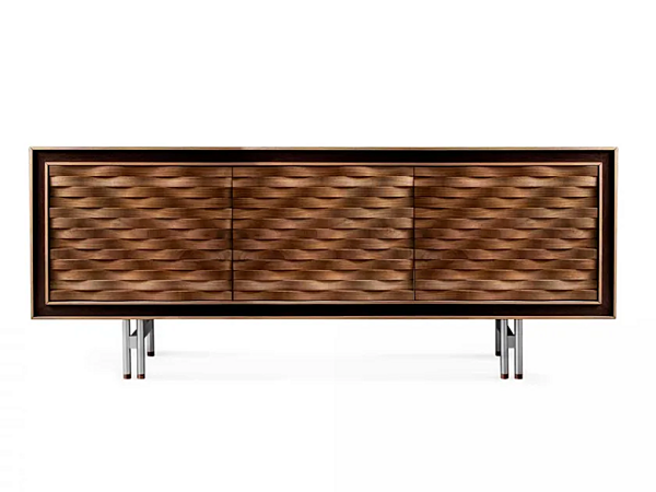 Buffet en bois massif avec portes QUADRA A 112 DALE usine DALE de l'Italie. Foto №2