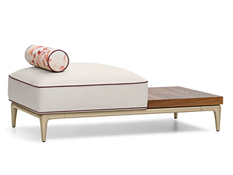 Banc en cuir Moon H FORMITALIA -Pouf-B usine FORMITALIA de l'Italie