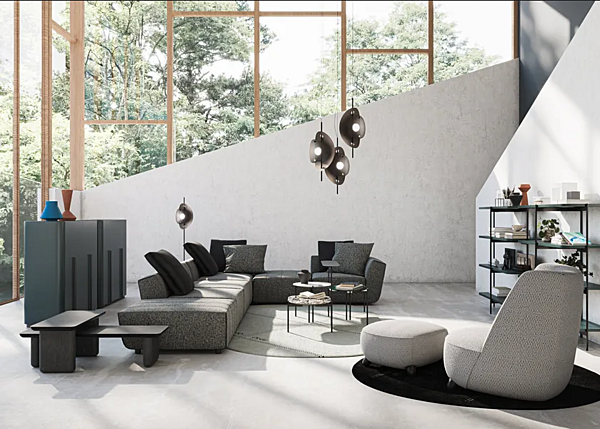 Suspension en acier LED Corolle Liu Jo Living Collection usine Liu Jo Living Collection de l'Italie. Foto №6