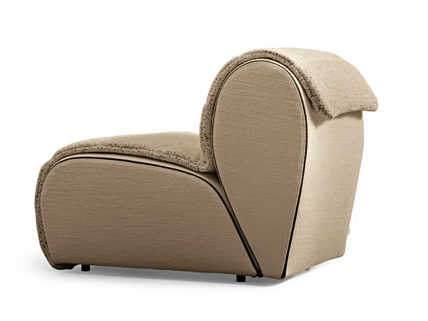 Fauteuil de jardin modulable en tissu Flora Flou usine Flou de l'Italie. Foto №1
