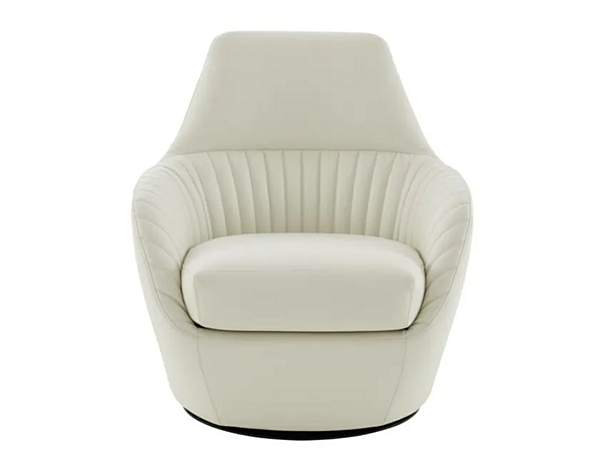 Fauteuil pivotant en tissu rembourré avec accoudoirs Amedee LIGNE ROSET 18210205 usine LIGNE ROSET de l'Italie. Foto №1