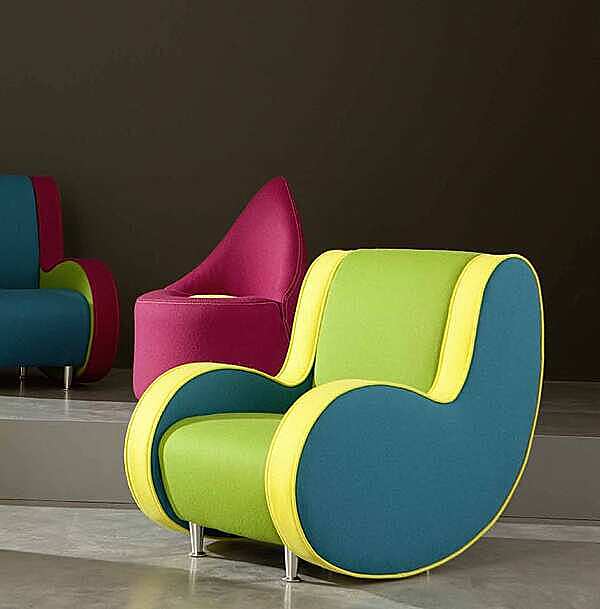 Fauteuil DOMINGO SALOTTI OP BABY usine DOMINGO SALOTTI de l'Italie. Foto №2