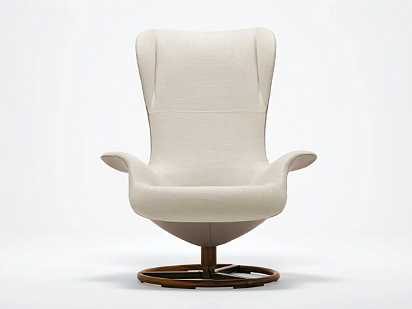 Fauteuil bergère pivotant avec accoudoirs GIORGETTI 70604, 70605 usine GIORGETTI de l'Italie. Foto №3