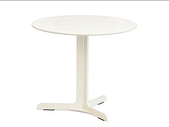 Table d'appoint ronde en HPL pour jardin Saba