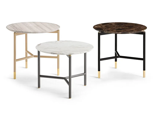 Table basse en marbre IKO Flou usine Flou de l'Italie. Foto №1