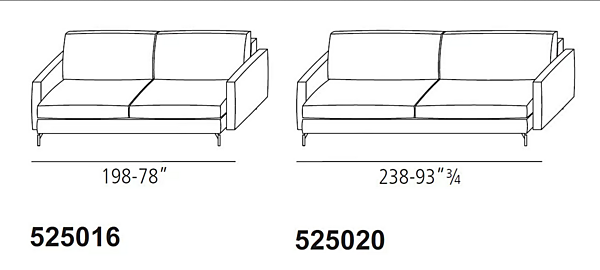 Canapé d'angle en tissu ou cuir VIBIEFFE 525 Nordic usine VIBIEFFE de l'Italie. Foto №7