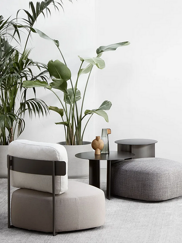 Fauteuil en tissu avec housse amovible Flou Pierre usine Flou de l'Italie. Foto №12