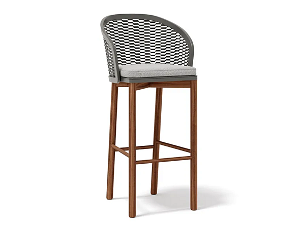 Tabouret en tissu haut et aluminium Cyrano Atmosphera CYR.SG usine ATMOSPHERA de l'Italie. Foto №1