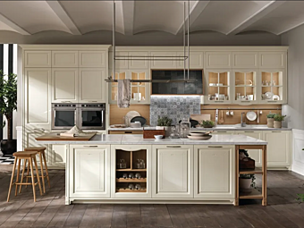Cuisine équipée avec îlot Aster Cucine Collection Portrait