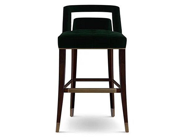 Tabouret en velours avec dossier Naj BRABBU usine BRABBU de l'Italie. Foto №3