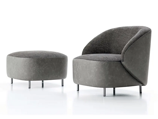 Fauteuil en tissu avec accoudoirs Pandi CORTEZARI 706 usine CORTE ZARI de l'Italie. Foto №12