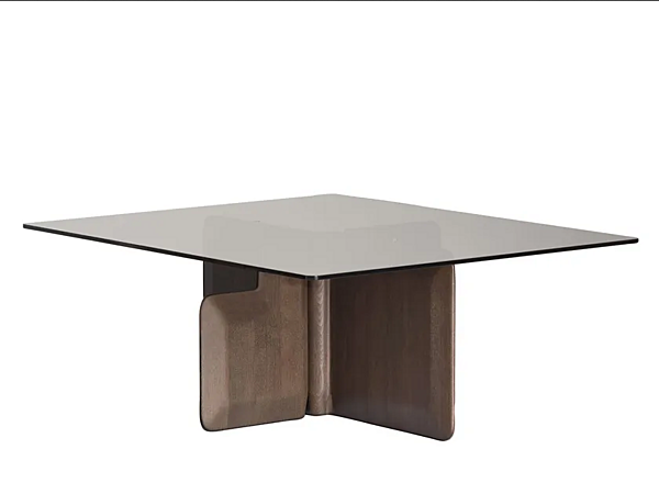 Table basse en bois et verre Potocco Shape 954 954/TBR1, 954/TBR2 usine POTOCCO de l'Italie. Foto №3