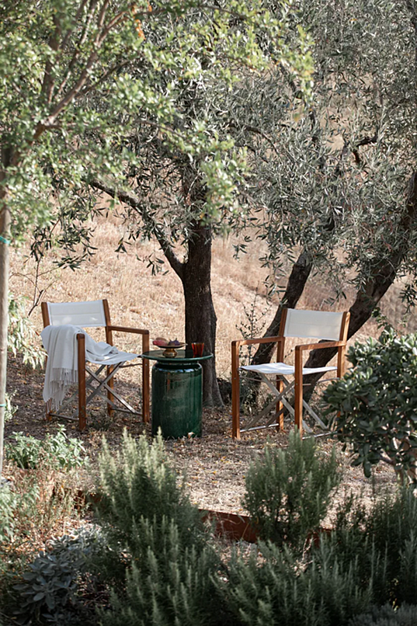 Chaise de jardin en teck avec accoudoirs Atmosphera Dakota DAK1.SD usine ATMOSPHERA de l'Italie. Foto №2