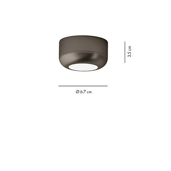 Lampe de plafond LED dimmable en métal AXOLIGHT Urban Mini PL URB MI P, PL URB MI M, PL URB MI G usine Axolight de l'Italie. Foto №9