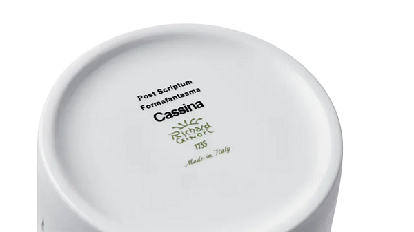 Support de bougie en porcelaine CASSINA Post Scriptum usine CASSINA de l'Italie. Foto №6