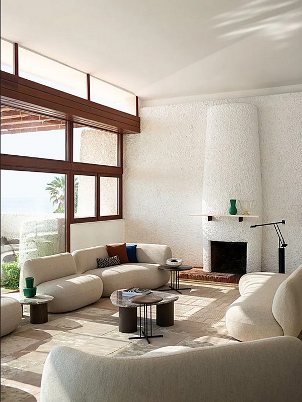 Canapé modulable en tissu Jade 953 D Potocco 953/D usine POTOCCO de l'Italie. Foto №18