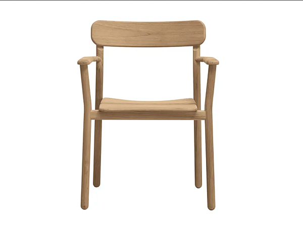 Chaise de jardin en teck avec accoudoirs Stria Kristalia 05STR11 usine Kristalia de l'Italie. Foto №1