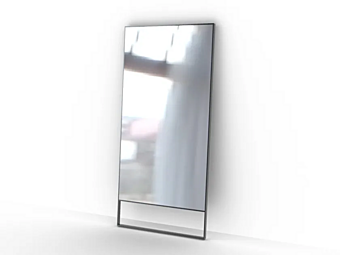 Miroir rectangulaire sur pied en métal PIERMARIA Tecna Miroir rectangulaire sur pied en métal PIERMARIA Tecna usine PIERMARIA de l'Italie