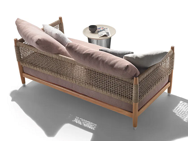 Canapé de jardin en tissu 2 places Parker FLEXFORM 295A3 usine FLEXFORM de l'Italie. Foto №6