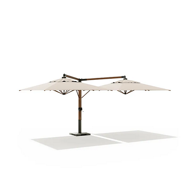 Parasol de jardin déporté double en acrylique Atmosphera Felix V usine ATMOSPHERA de l'Italie. Foto №2