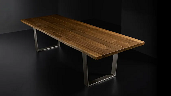 Table rectangulaire en bois massif Vero compact minimal ARTE BROTTO L640, MINIMAL usine Arte Brotto de l'Italie. Foto №2