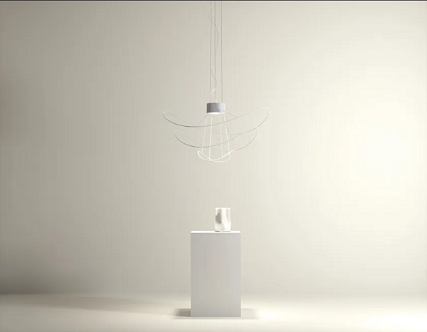 Suspension LED en métal Hoops AXOLIGHT usine Axolight de l'Italie. Foto №3