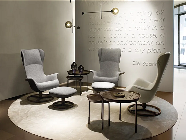 Pouf en tissu inclinable GIORGETTI COLLECTION 70606, 70607 usine GIORGETTI de l'Italie. Foto №4