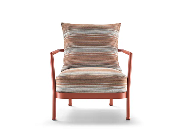 Fauteuil de jardin en aluminium et tissu Camargue FLEXFORM 2A6C1 usine FLEXFORM de l'Italie. Foto №8