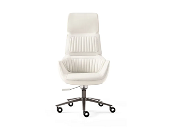 Chaise de direction pivotante en cuir Calathea GIORGETTI