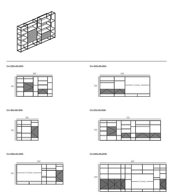 Rayonnage HENGE LB.020CC010 usine HENGE de l'Italie. Foto №4