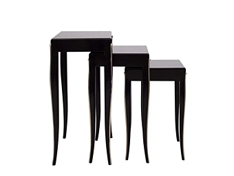 Table basse empilable en acajou Arnold Gentry Home usine Gentry Home de l'Italie